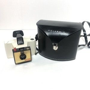 Vintage Polaroid Instant Camera "Swinger" Model 20 Land Camera w/ Case Untested